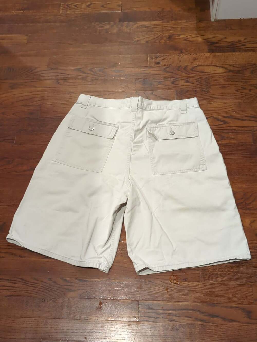 Vintage Levi's Silvertab Cargo Shorts Size 36 Beige Cotton Utility